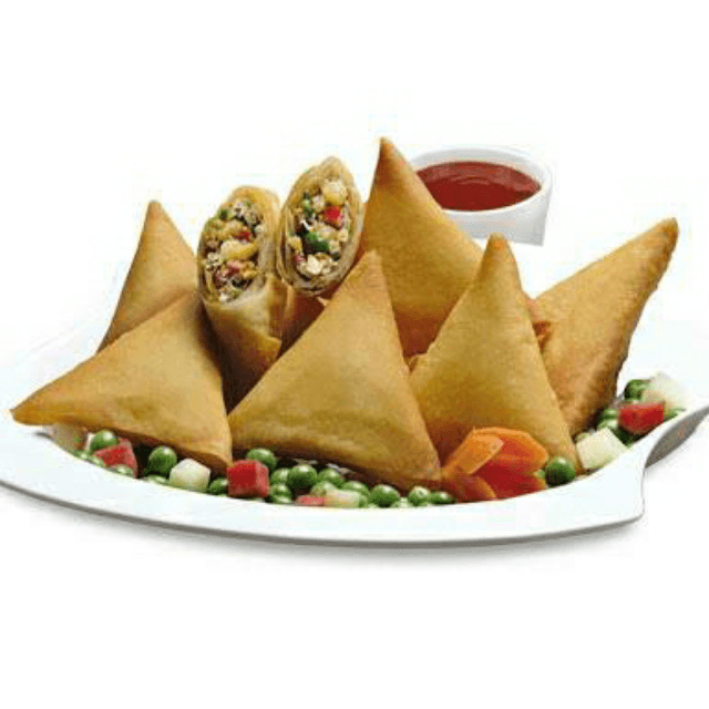 Vegetable chicken samosa